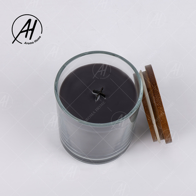 Schwarze Schokolade riecht einzigartige duftende Kerzen mit Deckel und Geschenkbox