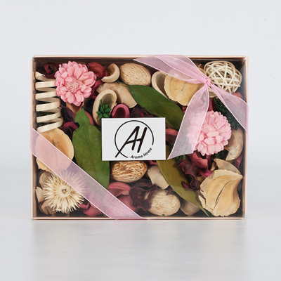 Trockenblume-Baumwollbunter Eigenmarken-Duft-ewiges Trockenblumengesteck für gesetztes Hauptgeschenk