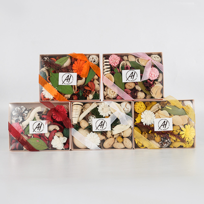 Trockenblume-Baumwollbunter Eigenmarken-Duft-ewiges Trockenblumengesteck für gesetztes Hauptgeschenk