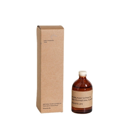 Aromatherapie-Glas- Flasche Brown parfümieren 100ml Luxus-Reed Diffuser
