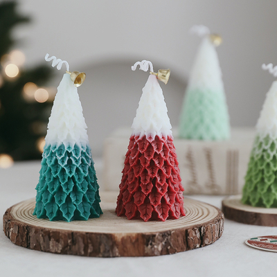 AROMA-AUSGANGSgroßhandelsluxusweihnachtsbaum-Form-Neuheits-Sojabohnenöl-Wachs-duftende Kerze