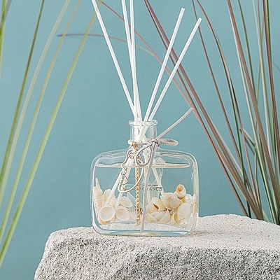 Einzigartiger Flaschen-Geschenkbox-Abdeckungs-Behälter-Ozean roch Öl Glas-Reed Diffuser