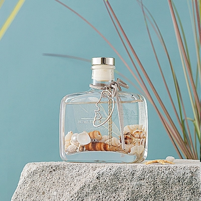 Einzigartiger Flaschen-Geschenkbox-Abdeckungs-Behälter-Ozean roch Öl Glas-Reed Diffuser