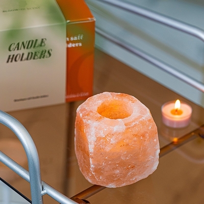 Kerzen-Halter Aromatherapie-Crystal Stone Rock Lamp Sets 4 Tealight für Hochzeit
