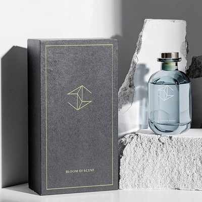 Französisches Parfüm-Rattan-Stock-Geschenkbox-Glas-Flaschen-Reed Diffuser With Natural Essential-Öl
