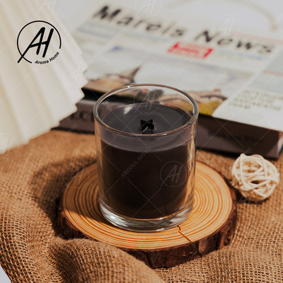 Kundenspezifisches Luxusschokoladen-Duft-Glasgefäß-Aroma-duftende Kerze 8OZ
