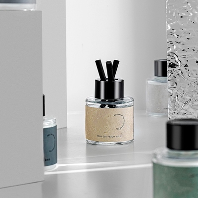 Glas-Flaschen-Lufterfrischer-Auto-Diffusor der Aromatherapie-50ml mit Silikon-nicht Läufer