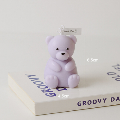 Geburtstag Handcraft Dekoration handgemachten Teddy Bear Shaped Candle Scented