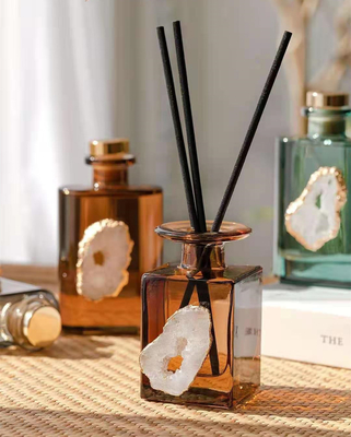 AROMA-HAUS Amber Crystal Essential Oil Reed Diffuser stellt 180ml für Schlafzimmer ein