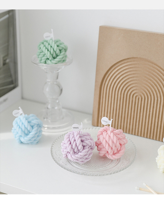 Kindlicher kleiner Woolen Duft-kreative handgemachte duftende Kerzen bunt