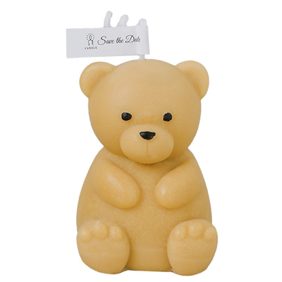 AROMA-HAUS DIY netter Teddy Bear Shaped Scented Candle fertigte besonders an