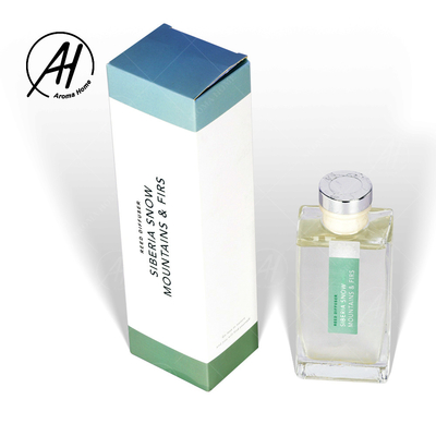 Hotel-Glasflaschen-Öl-Lufterfrischer-Stöcke Reed Diffuser 100ML mit Verpackenkasten