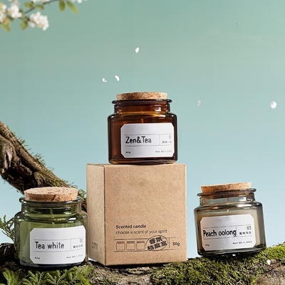Aromatherapie-Sojabohnenöl-Wachs-fertigen duftender Körper-Kerzen-Geschenk-Druck Einzelteil-Verpackung besonders an