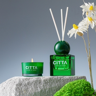 Luxusduft Reed Diffuser Scented Candle Set mit dem Aufkleber-Geschenkbox-Verpacken