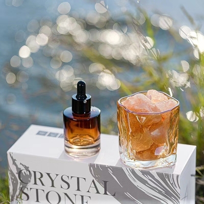 Glasglas 30ml 260g Kristall Duftkerzen Geschenk Set Luxus Reed Diffuser