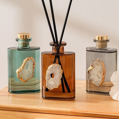Luxus-Haus-Duft-Luftfrischer Privatmarke Glasflasche Reed Diffusor-Sets