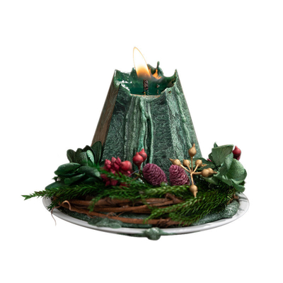 Custom Weihnachtsbaum in Form von Aromatherapie Sojawachs Duftkunstkerzen für Weihnachten