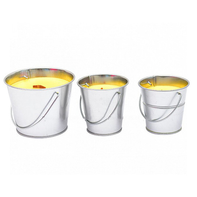 Hängendes Antiinsekt Tin Citronella Bucket Candles Paraffin für Reise