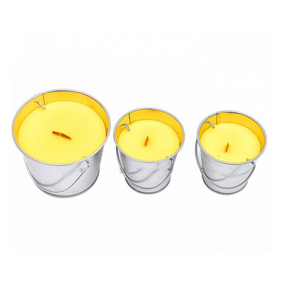 Hängendes Antiinsekt Tin Citronella Bucket Candles Paraffin für Reise