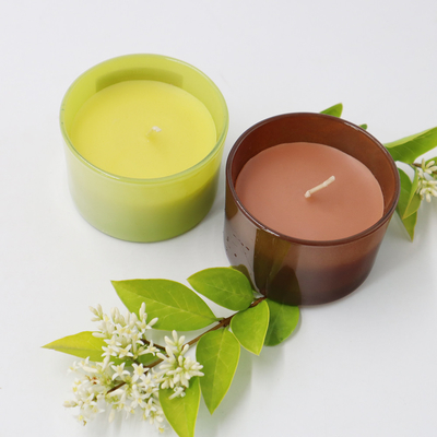 Soem-Sojabohnenöl-Wachs roch Aroma-Ausgangskerzen-Kokosnuss und Kalk 4oz