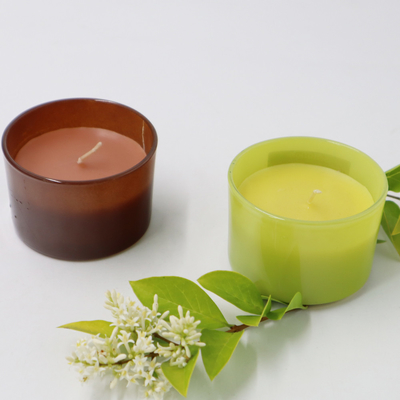 Soem-Sojabohnenöl-Wachs roch Aroma-Ausgangskerzen-Kokosnuss und Kalk 4oz