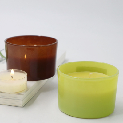 Soem-Sojabohnenöl-Wachs roch Aroma-Ausgangskerzen-Kokosnuss und Kalk 4oz