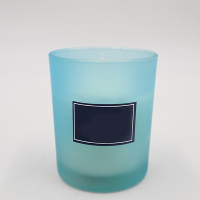 Freundliches Capri blaues Sojabohnenöl-duftende Kerze Eco in Rosemary Lavender Smell