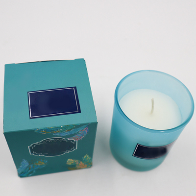 Freundliches Capri blaues Sojabohnenöl-duftende Kerze Eco in Rosemary Lavender Smell