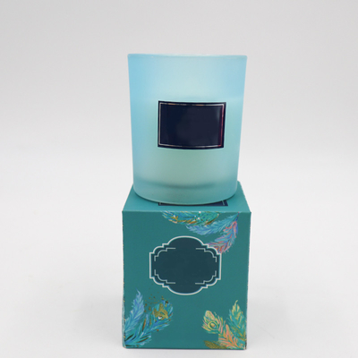 Freundliches Capri blaues Sojabohnenöl-duftende Kerze Eco in Rosemary Lavender Smell