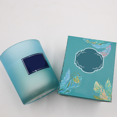 Freundliches Capri blaues Sojabohnenöl-duftende Kerze Eco in Rosemary Lavender Smell