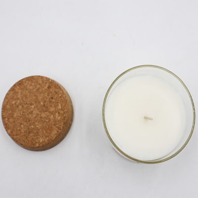 Eukalyptus-natürliches Wachs der Pfefferminz-8oz roch Kerzen mit Cork Lid