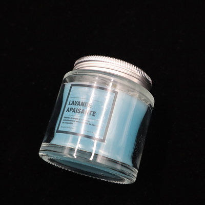 12-Unze-leuchtet selbst gemachtes blaues Glasstau-Glas den Lavendel durch, der für Schlafzimmerbadezimmer gerochen wird