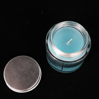 12-Unze-leuchtet selbst gemachtes blaues Glasstau-Glas den Lavendel durch, der für Schlafzimmerbadezimmer gerochen wird