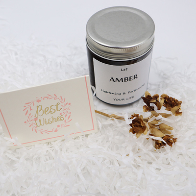 Kerze ODM Amber Glass Canning Mason Jar für Aromatherapie-Fokus
