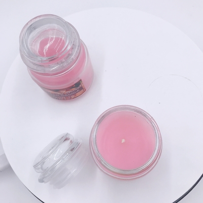 Aromatherapie-Rosa Mason Jar Candle Rose Scented des strengen Vegetariers für Entspannung
