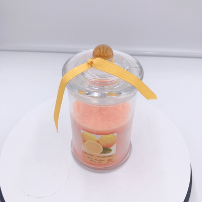 Roch organisches orange Sojabohnenöl-Wachs Soems Mason Jar Candle für Schlaf