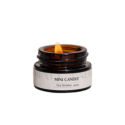 Aroma Mini Amber Glass 3oz Mason Jar Candle für Schlaf-Badekurort