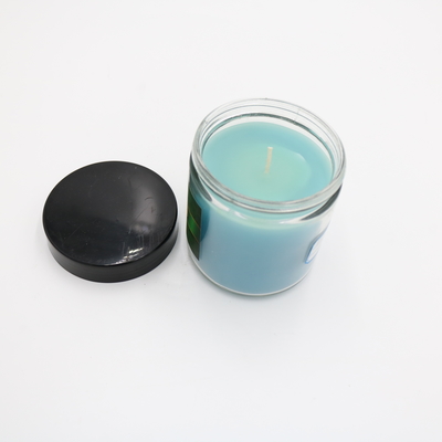 Aroma-Ausgangstherapeutisches blaues Glasgefäß roch Kerze 3 Unze für Aromatherapie