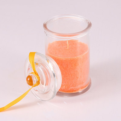 Glasgefäß-duftende Kerze mit Gewicht des Wachs-90g   Für Inneneinrichtung