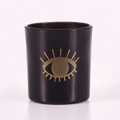 Personifizierte Schwarz-Kerzen-Glasgefäß-Lavendel-Sojabohnenöl-Kerzen 7oz MSDS für die Innenverzierung