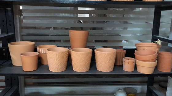 Innen-7Oz Clay Pot Citronella Garden Candles für Moskitos