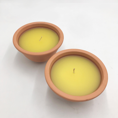 Innen-7Oz Clay Pot Citronella Garden Candles für Moskitos