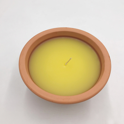 Innen-7Oz Clay Pot Citronella Garden Candles für Moskitos