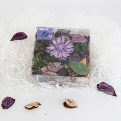 Handgemachtes getrocknetes Blumenblätter duftendes Aroma-Trockenblumengesteck-Kissen sackt 90g ein