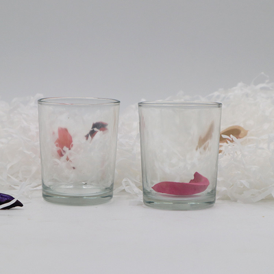 Klarglas leeres Tealight leuchten Halter-Schalen-Gläser 5.5x6.8 durch