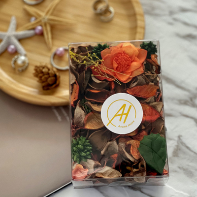 Handgemachtes Pfirsich-Trockenblumengesteck roch Blumen für Garderoben-Hotel