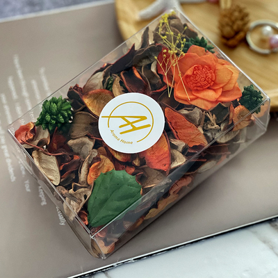 Handgemachtes Pfirsich-Trockenblumengesteck roch Blumen für Garderoben-Hotel