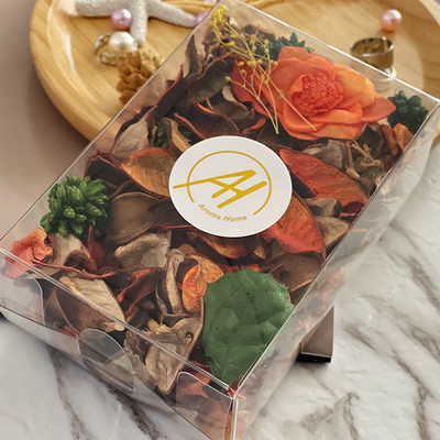 Handgemachtes Pfirsich-Trockenblumengesteck roch Blumen für Garderoben-Hotel