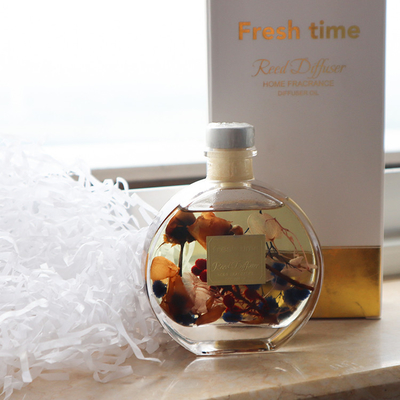 Luxusgeschenk-Satz Aroma-Reed Diffusers 100ml mit Brown-Trockenblume