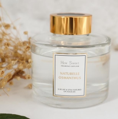 Aroma Reed Diffuser 126ml ringsum das Flaschen-Luxusgeschenk eingestellt mit Golddeckel
